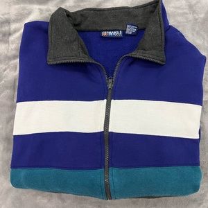 Retro Zip Up Sweater